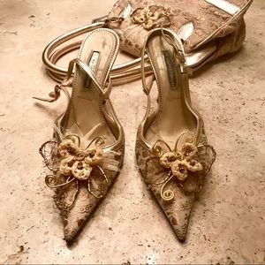 Marino Fabiani pair of realsuede high heels size 7